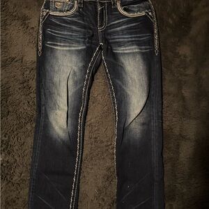 Rock Revival Jaser Straight Classic Dark Wash Men's Jeans